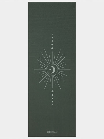 Gaiam Deep Green Vision Yoga Mat 5mm